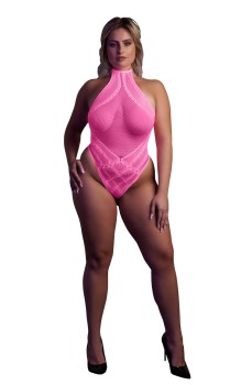 Przejdź do produktu Body with Halter Neck   Neon Pink   XL/XXXXL