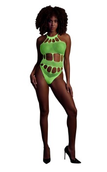 Przejdź do produktu Body with Grecian Neckline   Neon Green   XS/XL
