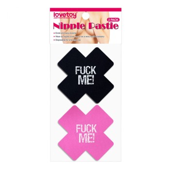 Przejdź do produktu FUCK ME Cross Pattern Nipple Pasties (2 Pack)