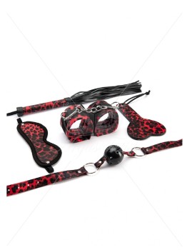 Przejdź do produktu 5 Pieces Leopard Bondage Set