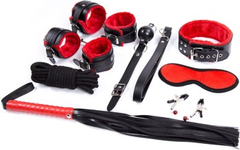 Przejdź do produktu Fetish Fever   Bondage Set   9 pieces   Red/Black