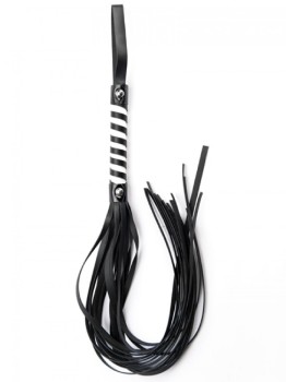 Przejdź do produktu Black White Long Stripe Flogger