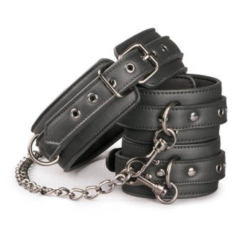 Przejdź do produktu Kajdanki Leather Collar With Anklecuff