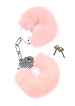 Przejdź do produktu Kajdanki Fetish B   Series  Furry Cuffs Light Pink