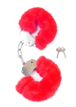 Przejdź do produktu Kajdanki Fetish B   Series  Furry Cuffs Red