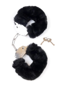 Przejdź do produktu Kajdanki Fetish B   Series  Furry Cuffs Black 2,7
