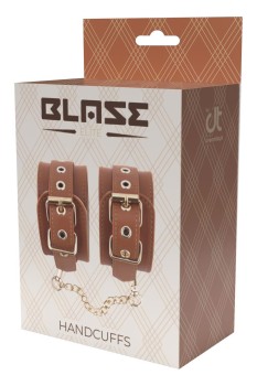 Przejdź do produktu BLAZE ELITE HAND CUFFS COGNAC VEGAN LEATHER