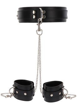 Przejdź do produktu Heavy Collar and Wrist Cuffs Black