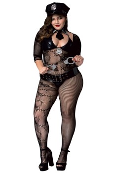 Przejdź do produktu BLACK POLICE OUTFIT XL/XXL (Size: XL/XXL)