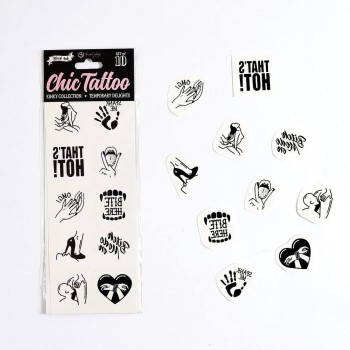 Przejdź do produktu SET of 10 TEMPORARY TATTOOS   KINKY COLLECTION
