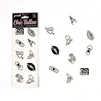 Przejdź do produktu SET of 10 TEMPORARY TATTOOS   CANDY COLLECTION
