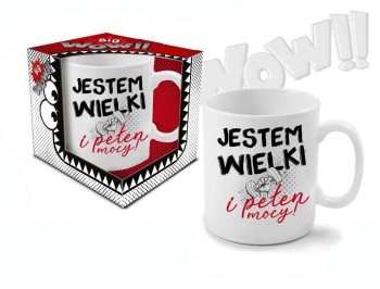 Przejdź do produktu BIG WOW  Kubek Big Boss 800 ml   Jestem wielki i pełen mocy