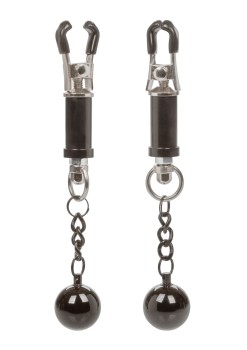 Przejdź do produktu Weighted Twist Nipple Clamps Silver