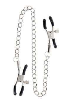 Przejdź do produktu Adjustable Clamps with Chain Silver