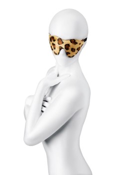 Przejdź do produktu Anonymo mask, PU leather, print, 26 cm