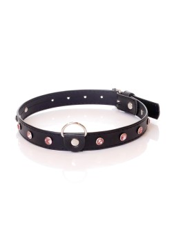 Przejdź do produktu Fetish B   Series Collar   2 cm pink crystal
