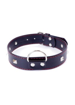 Przejdź do produktu Fetish B   Series Collar with studs 3 cm Red Line