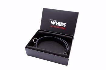Przejdź do produktu Wiązania WHIPS obroża męska wąska