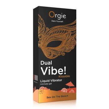 Przejdź do produktu DUAL VIBE! SEX ON THE BEACH KISSABLE LIQUID VIBRATOR   15 ML
