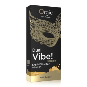 Przejdź do produktu DUAL VIBE! PINA COLADA KISSABLE LIQUID VIBRATOR   15 ML