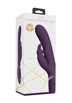 Przejdź do produktu May   Pulse Wave &amp; C spot &amp; G Spot Rabbit   Purple