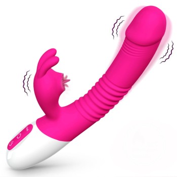 Przejdź do produktu Wibrator  Silicone Vibrator USB 7 Powerful Licking and Thrusting Modes