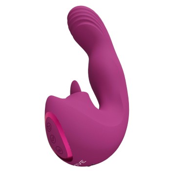 Przejdź do produktu VIVE   Yumi   Rechargeable Triple Motor   G Spot Finger Motion Vibrator and Flickering Tongue Stimulator