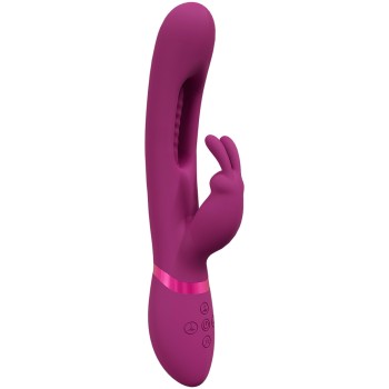 Przejdź do produktu Mika   Triple Rabbit with G Spot Flapping   Pink