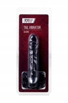 Przejdź do produktu xBlack &amp; Red, Vibrator, 6 vibration modes, silicone, black, 16 cm, O 3.5 cm