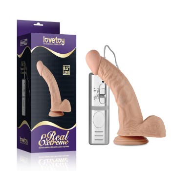 Przejdź do produktu 8.5 Real Extreme Vibrating Dildo Flesh