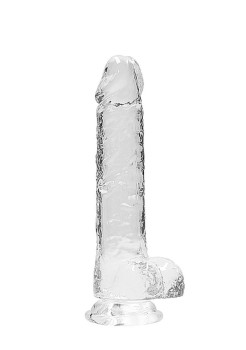 Przejdź do produktu 8 / 20 cm Realistic Dildo With Balls   Transparent