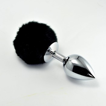 Przejdź do produktu Pompon Metal Plug Large Black