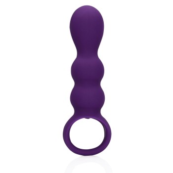 Przejdź do produktu Teardrop Shaped Anal Vibrator   Clear Purple