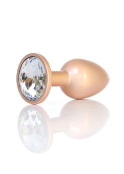 Przejdź do produktu Plug Jewellery Pearl Gold PLUG  Clear S