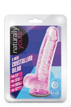 Przejdź do produktu NATURALLY YOURS  6 CRYSTALLINE DILDO  ROSE