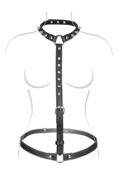 Przejdź do produktu SEXY BUST HARNESS WITH SPIKES
