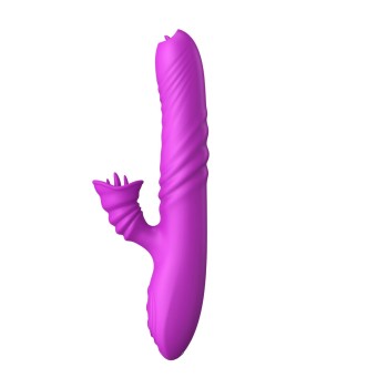 Przejdź do produktu Wibrator Angelia USB 3 functions of thrusting / 20 vibrations Purple
