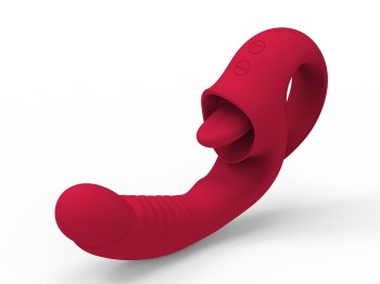 Przejdź do produktu Wibrator   Rechargeable Licking Vibrator USB 10 Functions