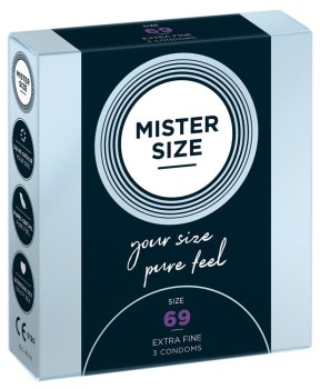 Przejdź do produktu Mister Size 69mm pack of 3