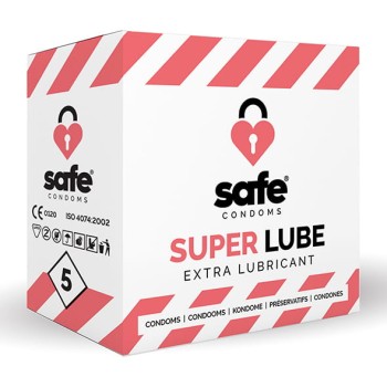 Przejdź do produktu SAFE   Condoms Super Lube Extra Lubricant (5 pcs)