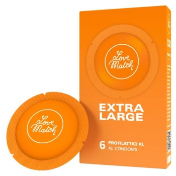 Przejdź do produktu Prezerwatywy Love Match Extra Large   6 pcs pack
