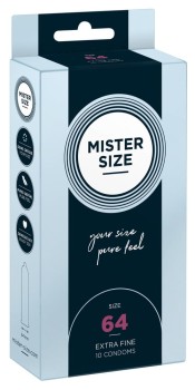 Przejdź do produktu Mister Size 64mm pack of 10