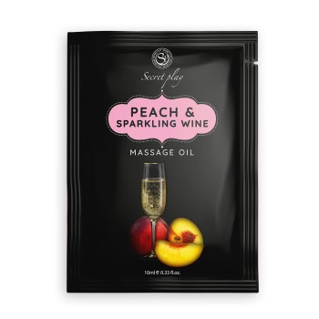 Przejdź do produktu PEACH &amp; SPARKLING WINE MASSAGE OIL 10 ML