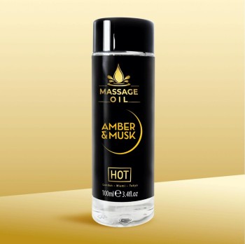 Przejdź do produktu HOT Massage Oil amber &amp; musk 100 ml