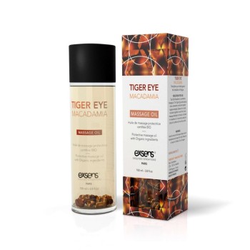 Przejdź do produktu TIGER EYE MACADAMIA Organic Massage Oil with stones 100 ml