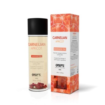 Przejdź do produktu CARNELIAN APRICOT Organic Massage Oil with stones 100 ml