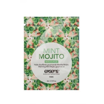 Przejdź do produktu MINT MOJITO SACHET Warming gourmet massage  oil (3 ml x 10 szt.)