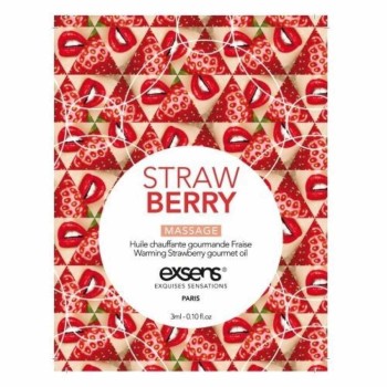 Przejdź do produktu STRAWBERRY SACHET Warming gourmet massage  oil (3 ml x 10 szt.)