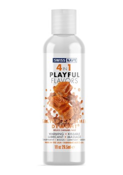 Przejdź do produktu 4 In 1 Lubricant with Salted Caramel Delight Flavor   1 fl oz / 30 ml