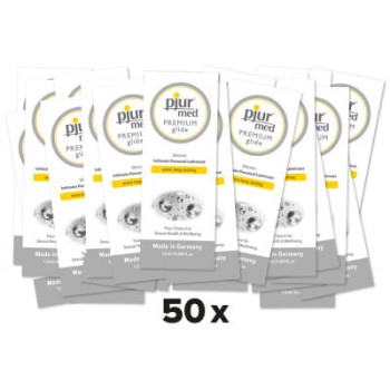 Przejdź do produktu Żel pjur Med Premium glide 1,5ml. siliconebased lubricant   50 sztuk